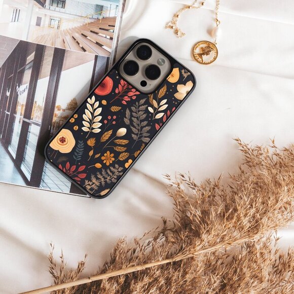 Floral Phone Case iPhone 16, 15 Pro, 14, Galaxy S25 S24FE, Pixel 8 Pro, 9 Pro - Picture 2 of 3